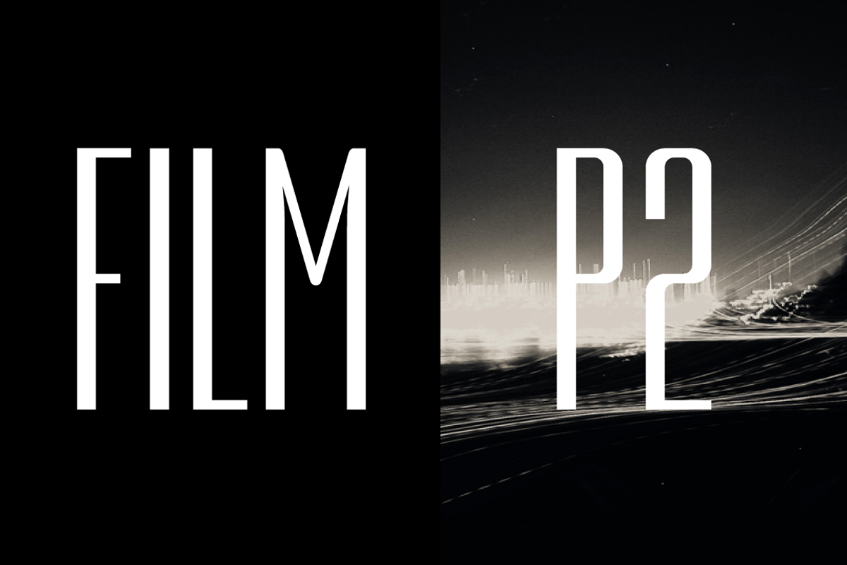 Film-P2 Ultra Condensed Sans Serif Poster Font