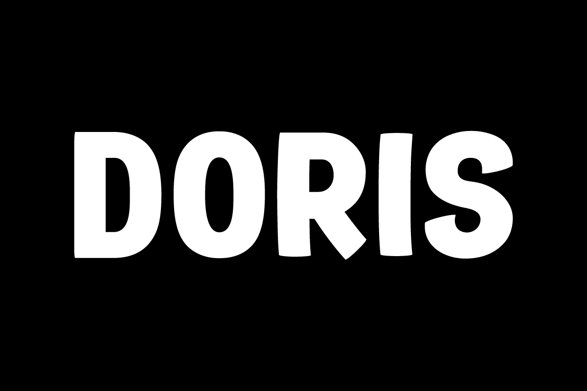 DORIS Handwritten Hand Brush Font